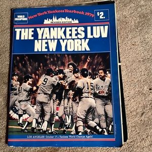 NY Yankees yearbook from 1979